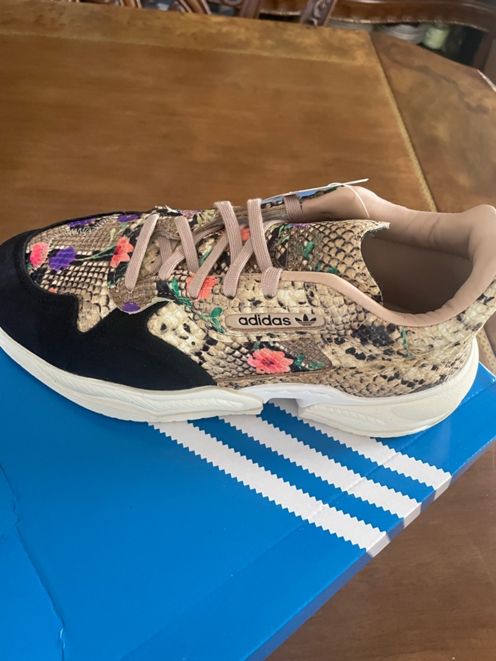 Adidas Floral Snake Print Supercourt RX W Sneaker